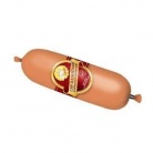 Smoked processed sausage cheese product