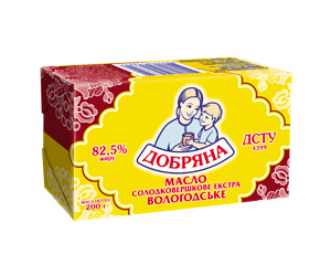 Sweet and creamy butter Vologodske extra 82,5%