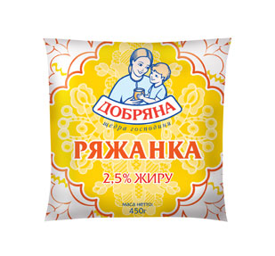 Ryazhanka  in sachets