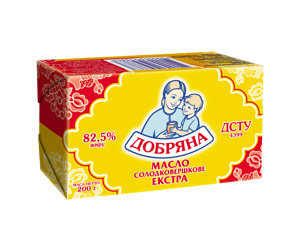 Масло солодковершкове екстра 82,5%
