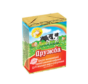 Плавленый сырный продукт «Дружба» ТМ "Коляда"