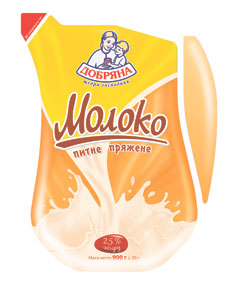 Молоко пряжене в еколіні